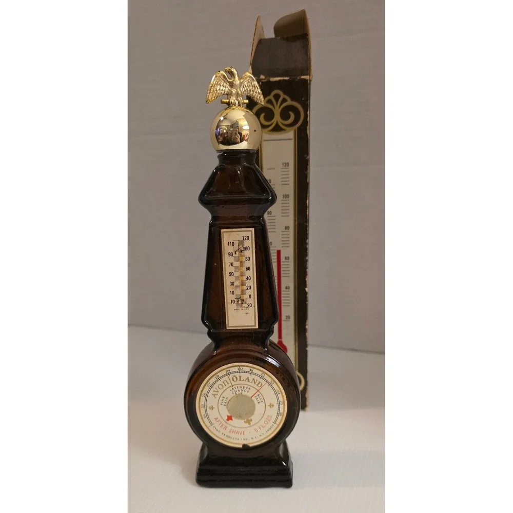 Vintage‎ Avon Weather Or Not After Shave Decanter Full Bottle With Original Box